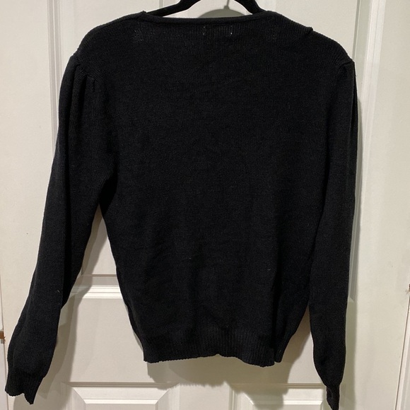 NWT Low Cut Puff Sleeve Soft Stretchy Sweater - Picture 8 of 11